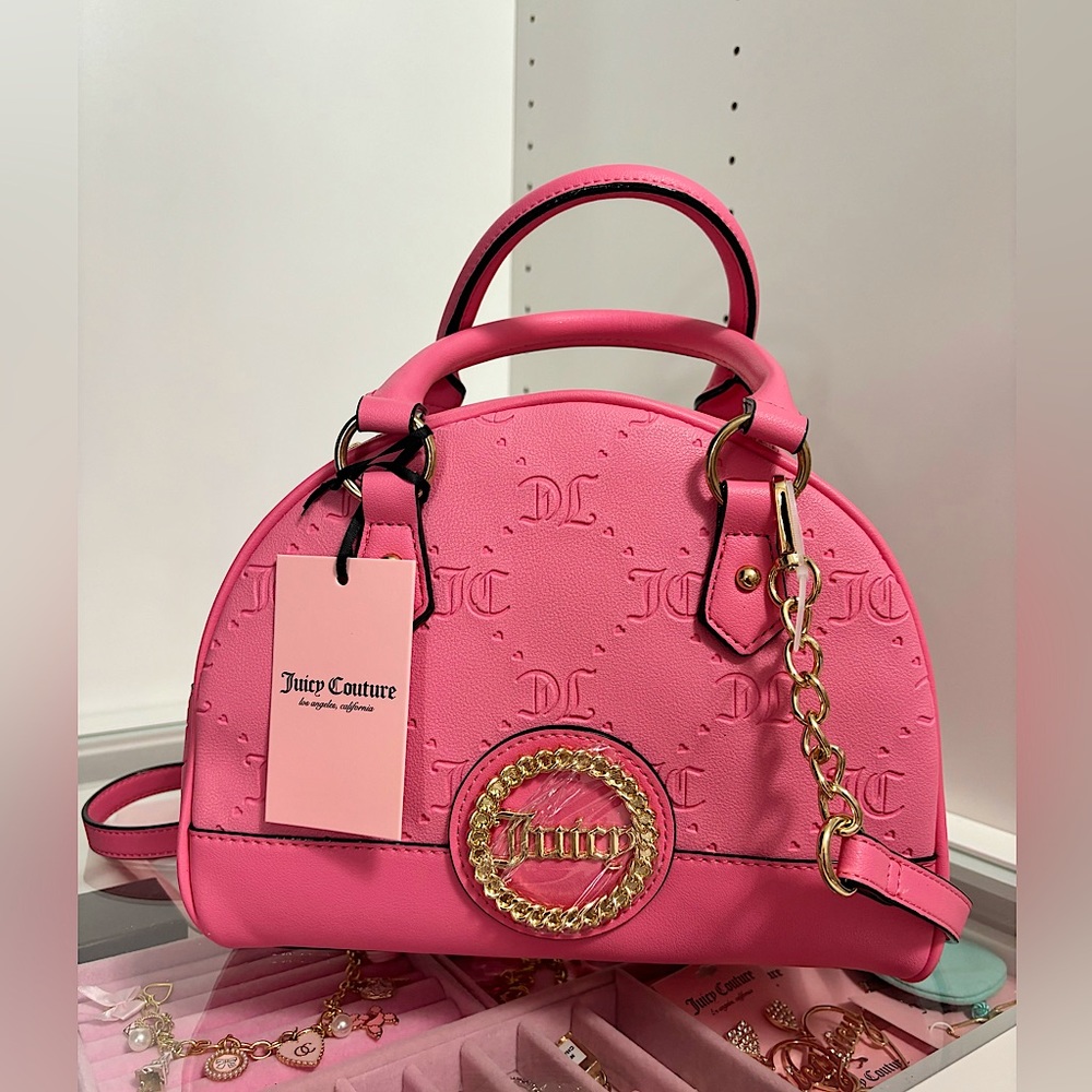 Juicy Couture Pink Lemonade Bowler Purse NWT
